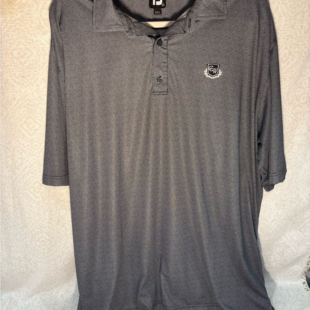 FootJoy Men's Heather Gray Performance Polo